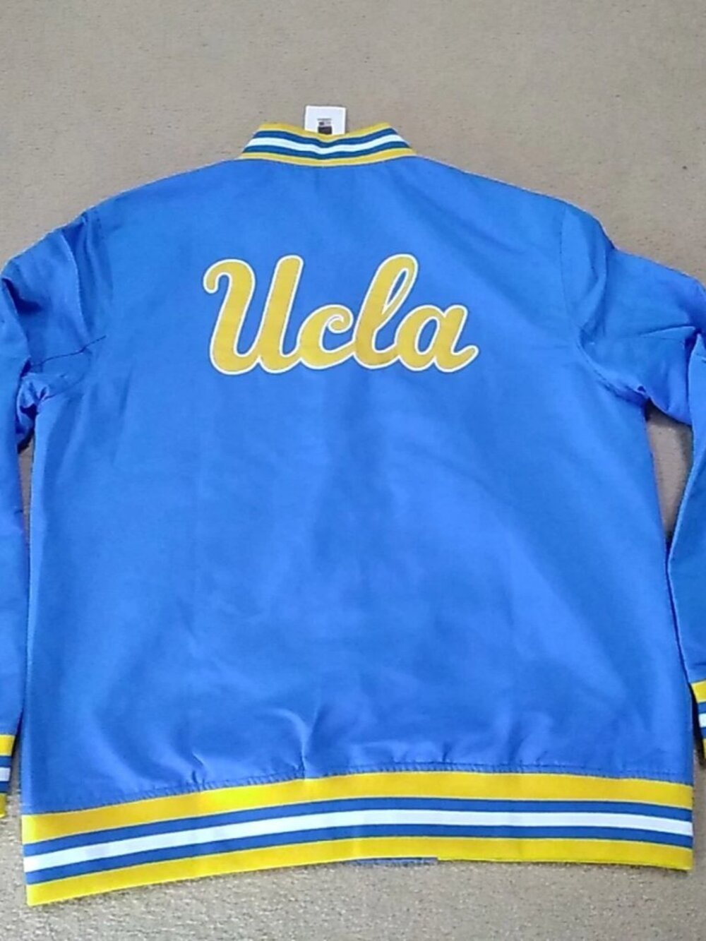 UCLA Vintage Joe Bruin Retro Bomber Jacket Mens Size Large Embroidered NWT - Picture 4 of 15